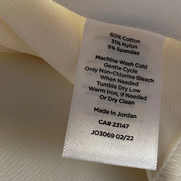 NWT Talbots Portland Cream colour  Trouser Pants Sz 8 - Picture 7 of 10